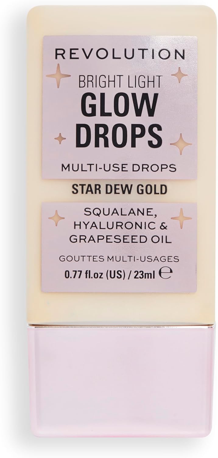 Makeup Revolution, Bright Light Bronzing Drops With Hyaluronic Acid, Sun-Kissed Finish, Bronze Scorched, 23Ml