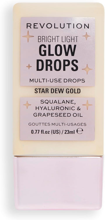 Makeup Revolution, Bright Light Bronzing Drops With Hyaluronic Acid, Sun-Kissed Finish, Bronze Scorched, 23Ml