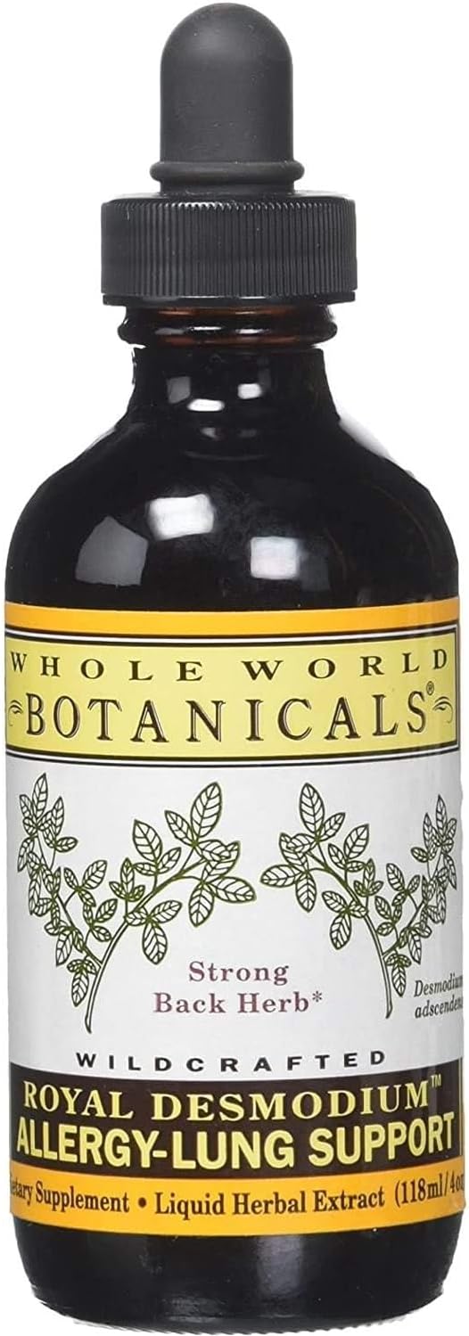 Whole World Botanicals Royal Desmodium Allergy Lung Support -- 4 Fl Oz By Whole World Botanicals
