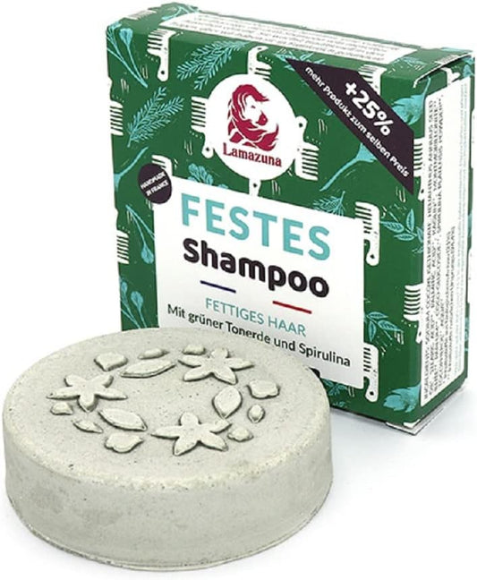 Solid Shampoo Spirulina Oily Hair 76 G