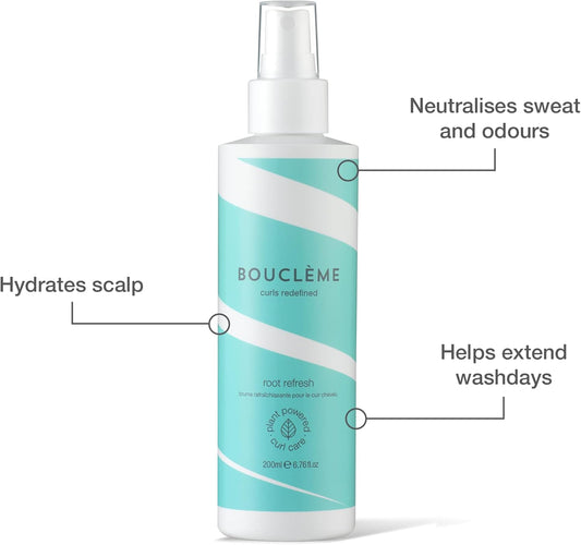 Bouclème - Root Refresh - Dry Shampoo Alternative - Refreshing Hair And Scalp Mist - 96.9% Naturally Derived Ingredients And Vegan - 200Ml