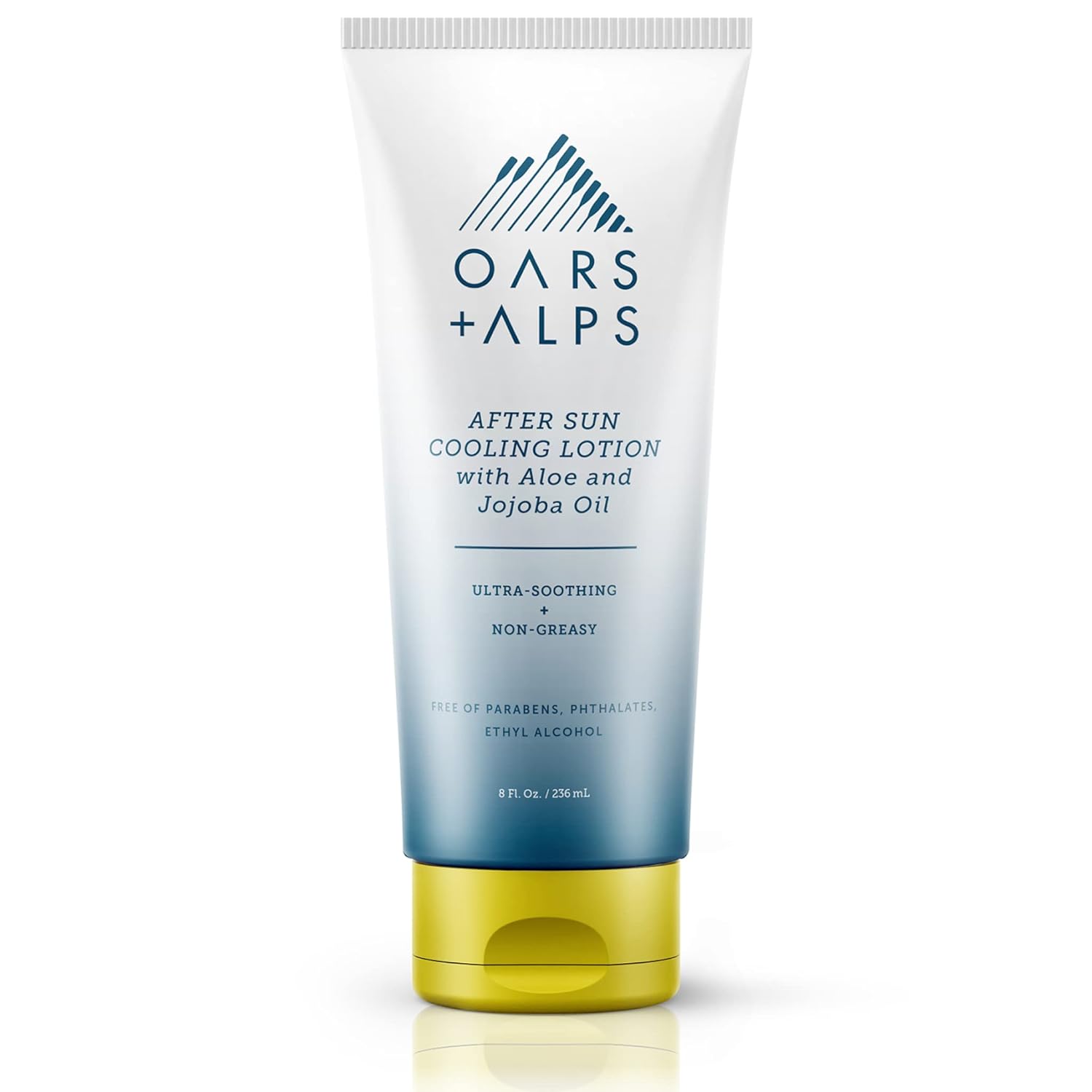 Oars + Alps After Sun Cooling Lotion, Includes Aloe Vera and Cucumber Extract for Sunburn Relief, Fresh Cut Aloe Scent, 8 Fl Oz