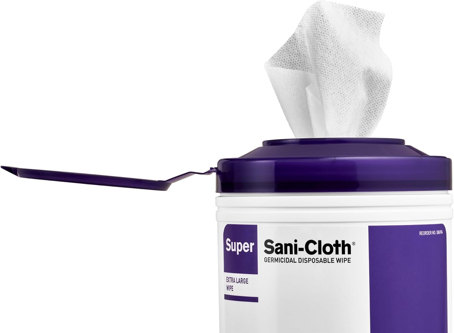 Super Sani-Cloth Surface Disinfectant Cleaner Wipe Canister Alcohol Scent 450 Ct P86984 : Health & Household