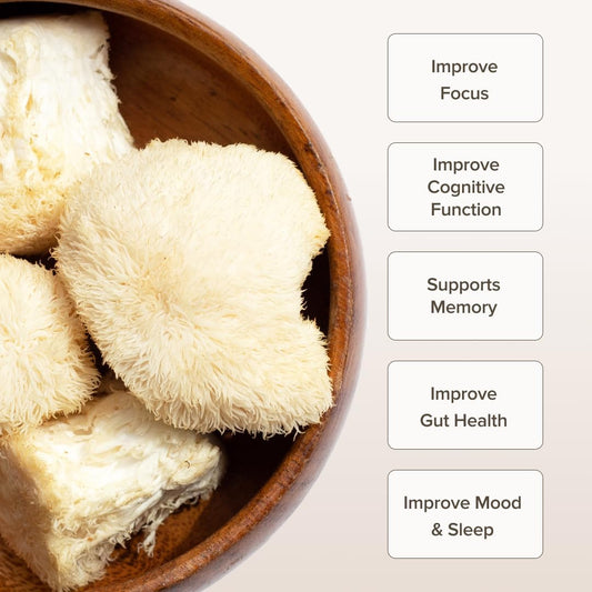 Lion'S Mane Mushroom Powder I Brain Health, Memory, Focus (3.5Oz/100 Gr)