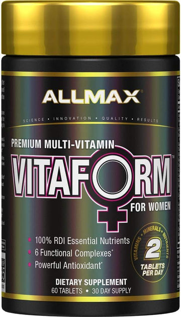 Allmax Nutrition – Vitaform For Women – Multi-Vitamin For Women – 30-Day Supply