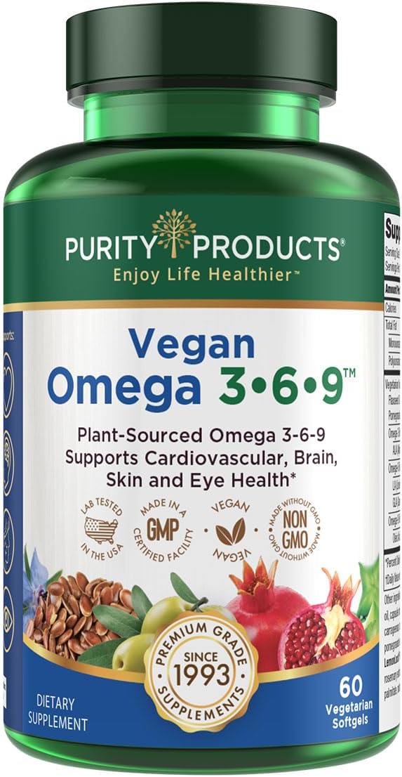 Omega 3-6-9 Vegan and Vegetarian Omega Formula - ?5 in 1? Essential Fa