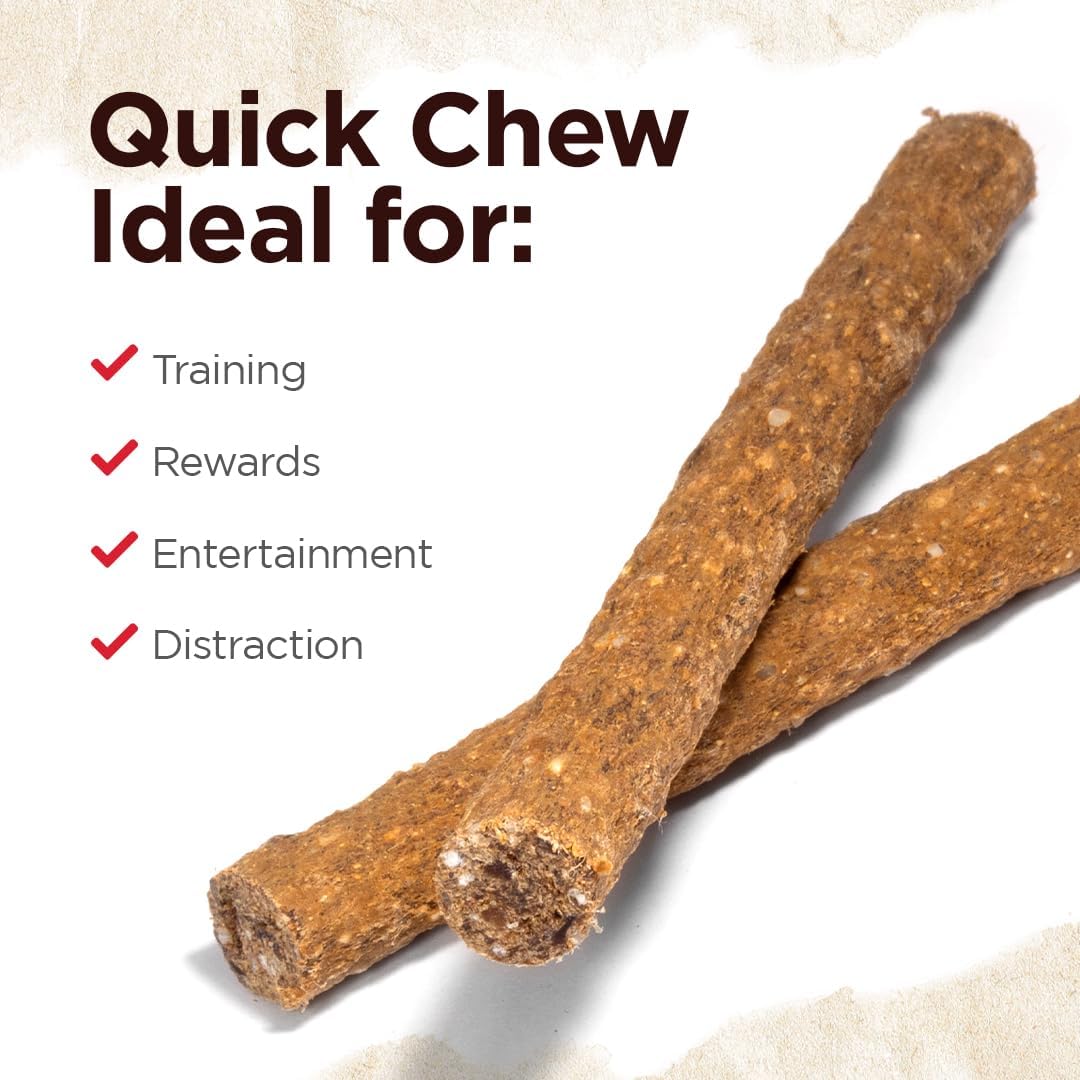 Natural Farm Quick Chicken Dog Treats, Chewy Sticks (16-Pack), Low Calorie, Delicious Crunchy Dog Treats with Collagen, High Protein- Chicken Treats for Dogs, Great for Small, Pups & Medium Dogs : Pet Supplies