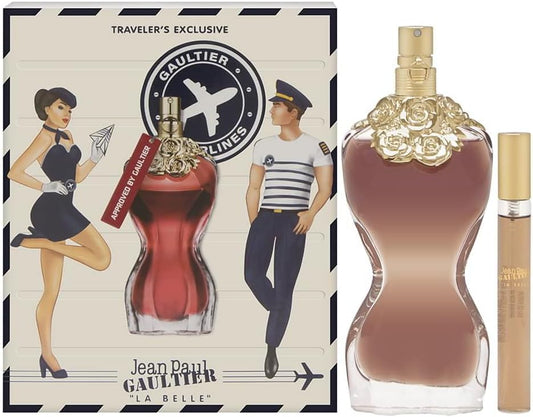 La Belle By Jean Paul Gaultier For Women - 2 Pc Gift Set 3.4Oz Edp Spray, 0.33Oz Edp Spray