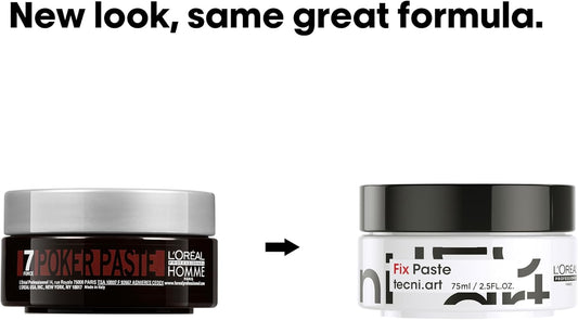 L'Oreal Professionnel Tecni.Art Fix Paste Natural Finish Fix Paste For Effortless Looks, 75 Ml