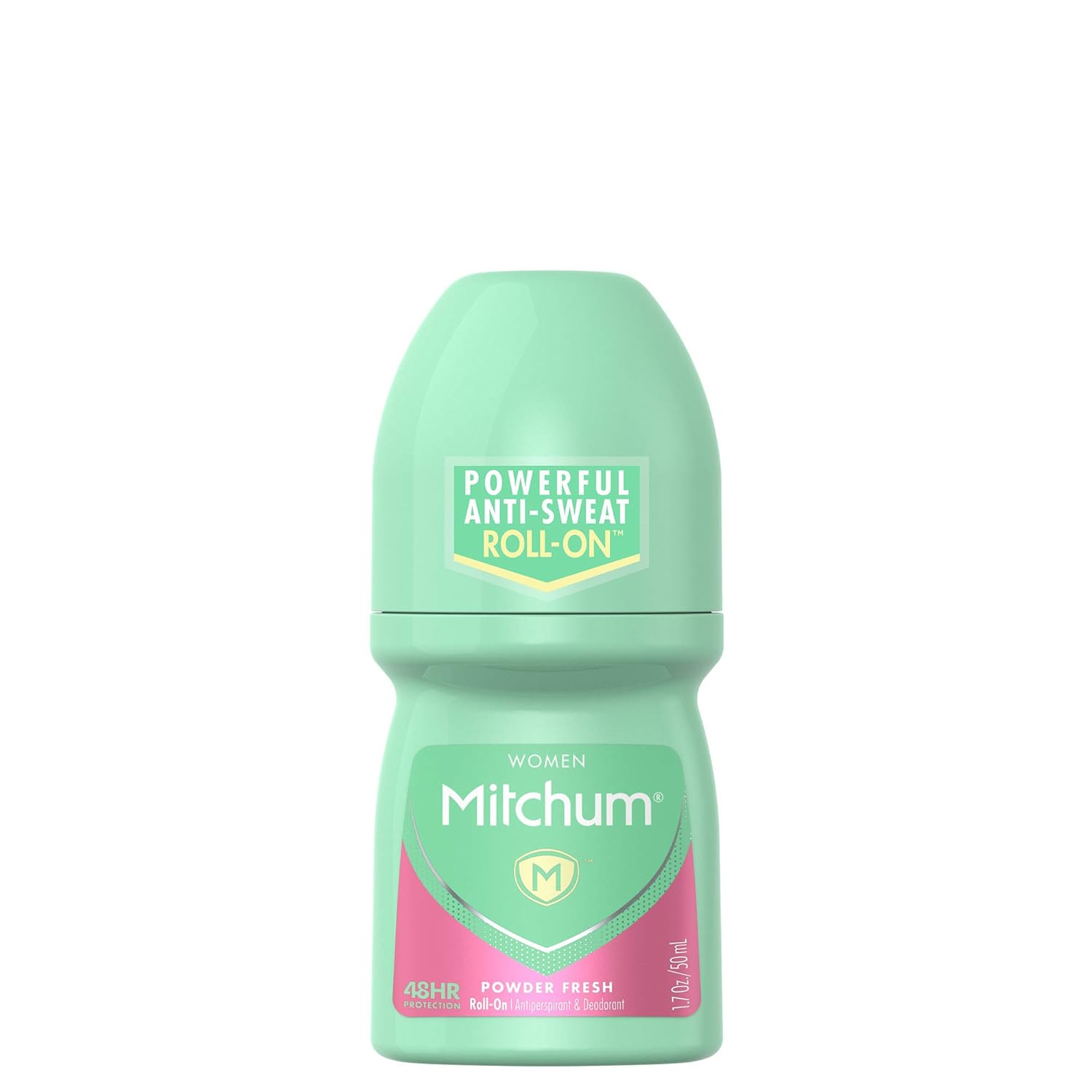 Mitchum Women Roll-On Antiperspirant Deodorant, Powder Fresh, 1.7Oz