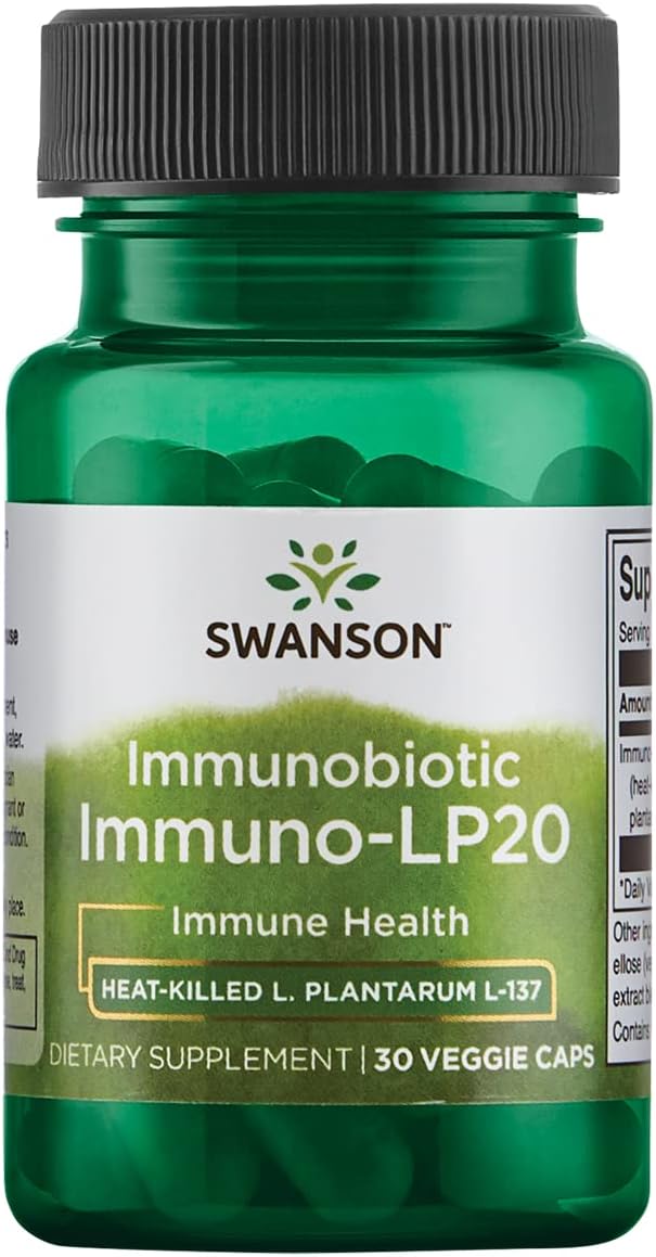 Swanson Immunobiotic Immuno-Lp20 50 Milligrams 30 Veg Capsules