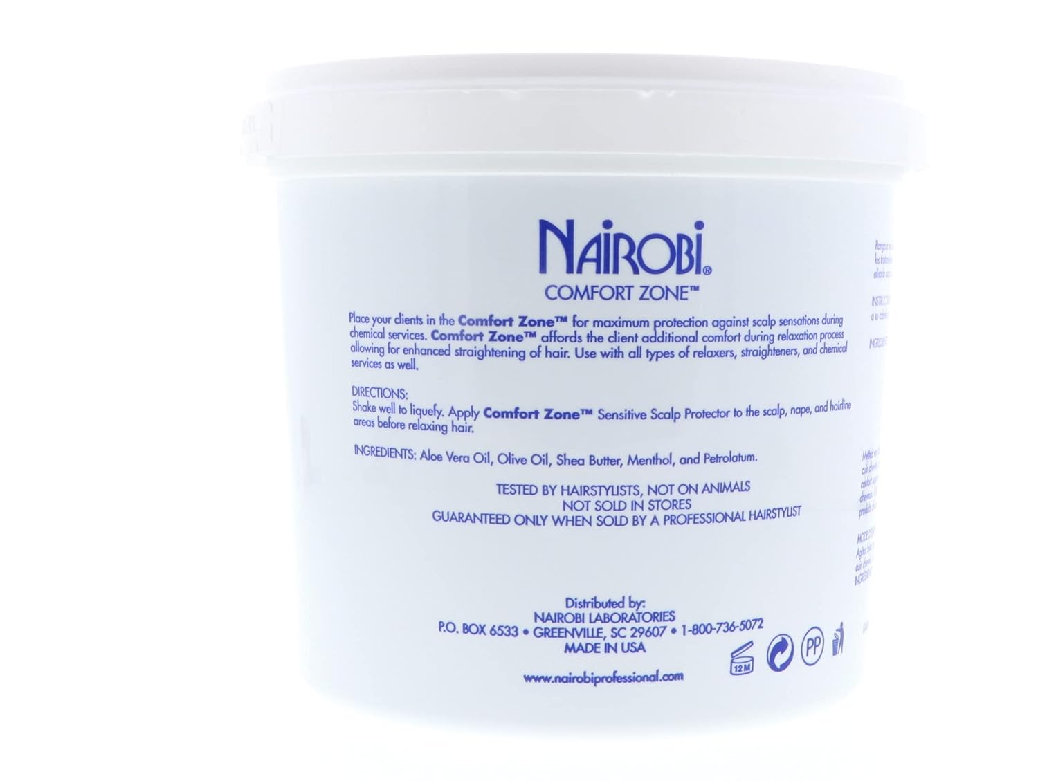 Nairobi Comfort Zone Sensitive Scalp Protector, 12 Ounce : Hair And Scalp Treatments : Beauty & Personal Care