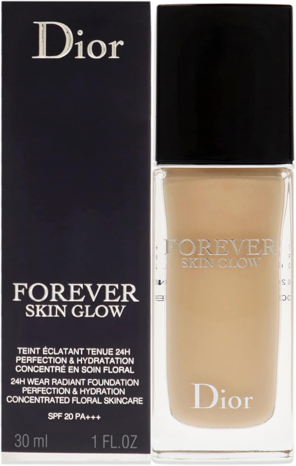 Dior Forever Skin Glow Foundation 24H - 2 Neutral 30Ml, Beige