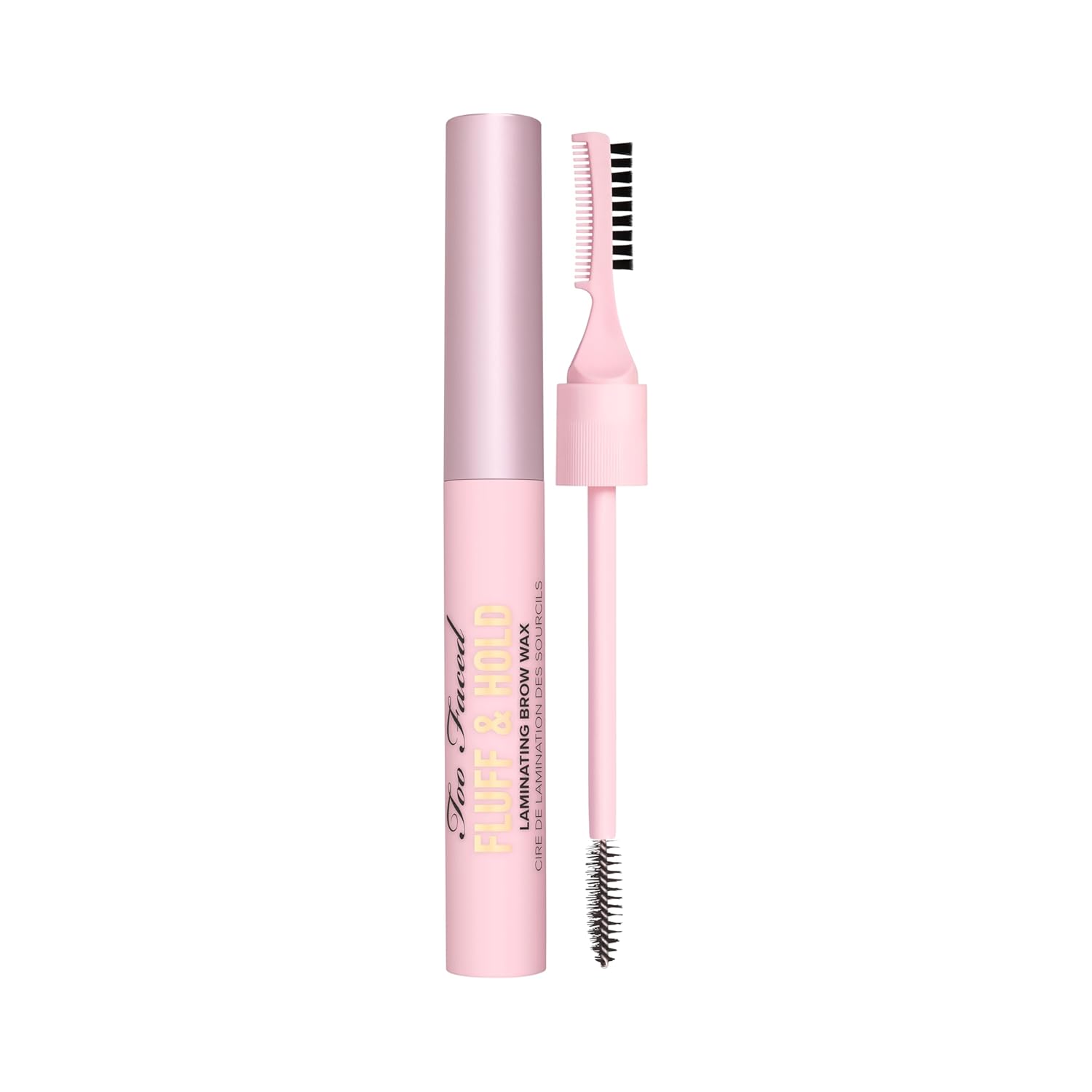 Too Faced Fluff & Hold Laminating Brow Wax | Volumizing, Vegan + Cruelty Free, 0.32 Ounce
