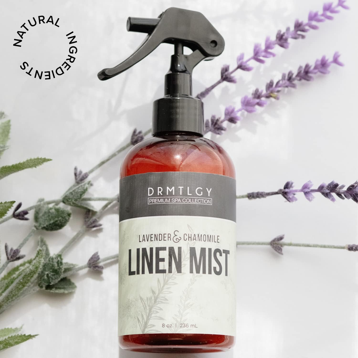 DRMTLGY Natural Lavender Linen Mist and Room Spray. Pure Lavender Essential Oil and Chamomile Pillow Spray, and Fabric Aromatherapy Spray : Home & Kitchen