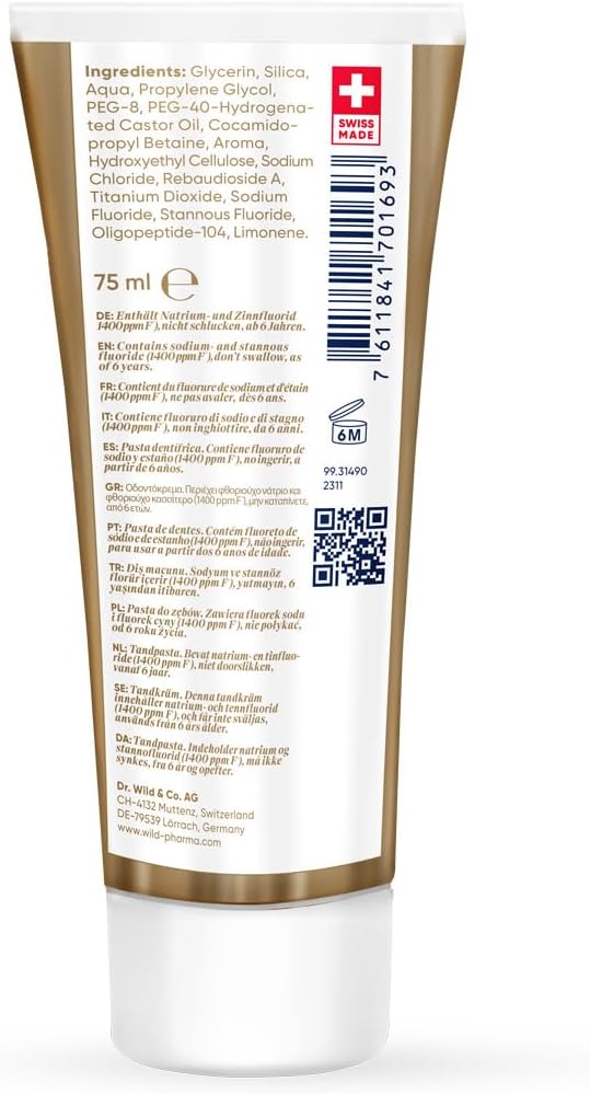 Emofluor Twin Care Toothpaste, Dual Protection Against Erosion and Sensitivity with tin Fluoride and Curolox® Technology : Amazon.co.uk: Health & Personal Care