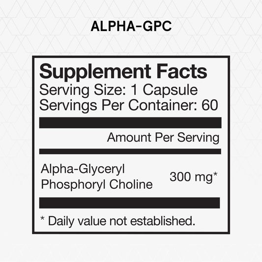 Momentous Alpha Gpc Capsules, 60 Servings