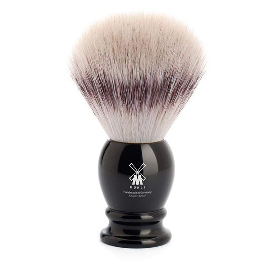 Mühle Classic Faux Ivory X-Large Silvertip Fiber Shaving Brush - Synthetic Luxury Shave Brush For Men, Rich Lather