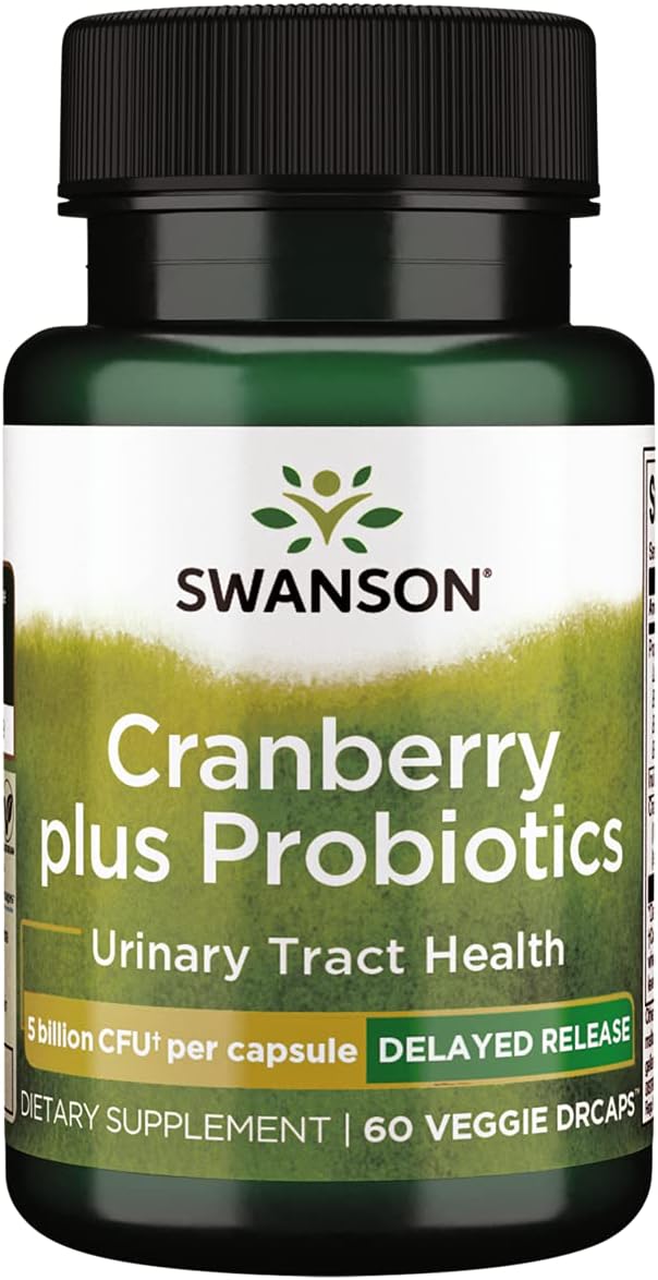 Swanson Cranberry Probiotic 5 Billion Cfu 60 Veg Capsules