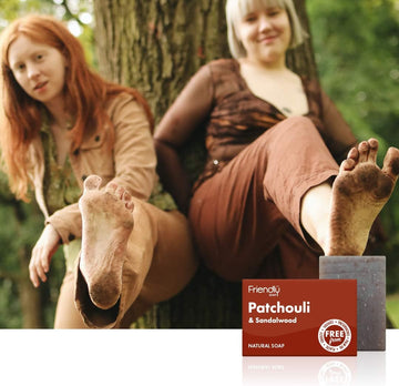Friendly Soap Natural Handmade Patchouli And Sandalwood Soap (Case Of 6)