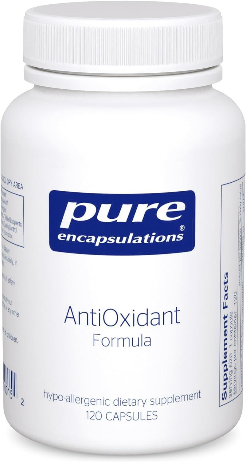 Pure Encapsulations Antioxidant Formula | Broad Spectrum Antioxidant Support | 120 Capsules