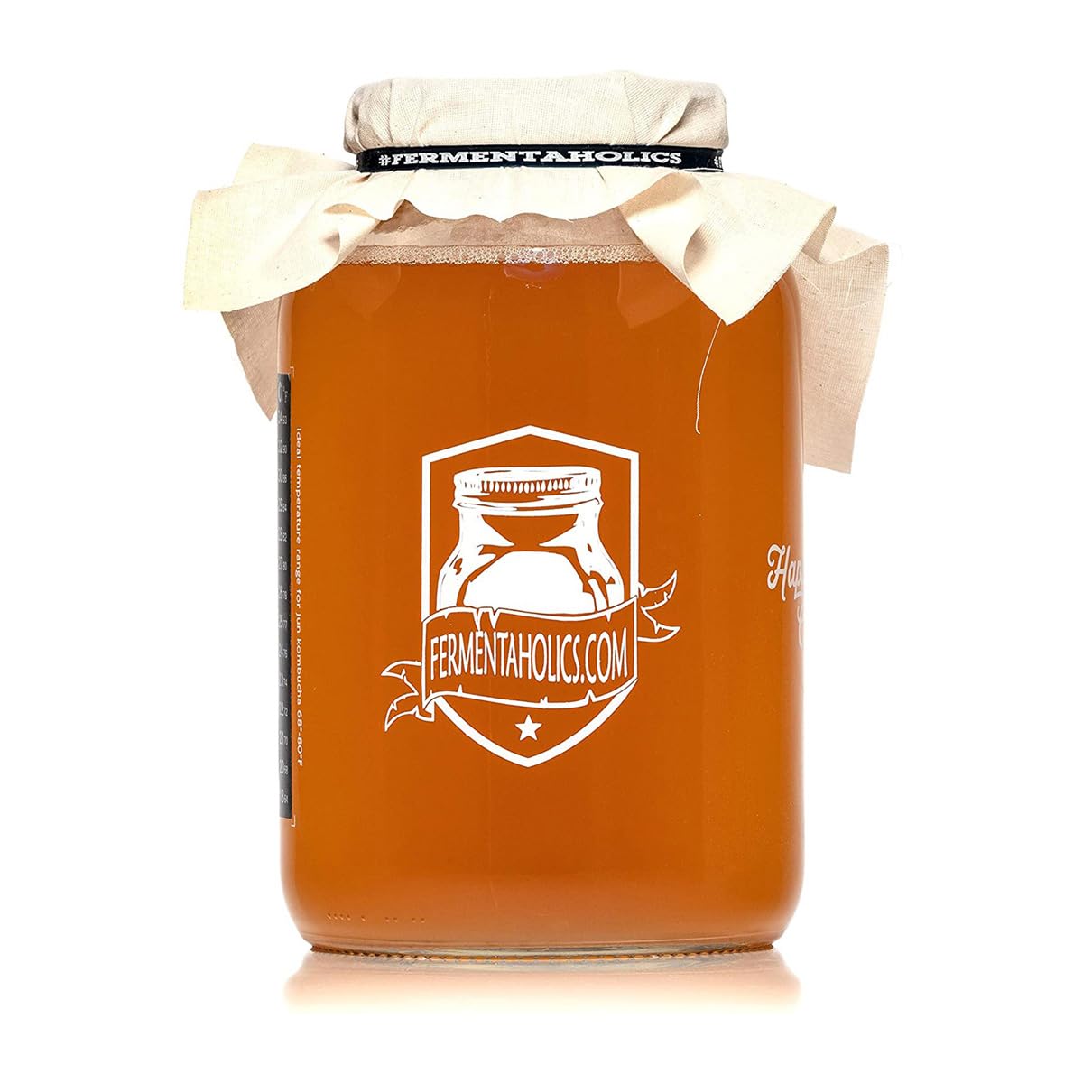 Jun Kombucha Starter Culture - Usda Certified Organic Scoby & Starter Tea - Makes 1 Gallon - Brewed With Organic Green Tea & Honey - Brew Jun Tea!