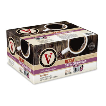 Victor Allen'S Coffee Decaf 100% Colombian, Medium Roast, 80 Count, Single Serve Coffee Pods For Keurig K-Cup Brewers