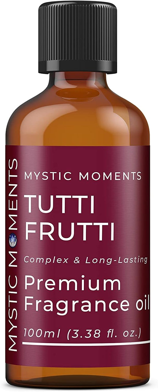 Mystic Moments | Tutti Frutti Fragrance Oil - 100Ml - Perfect For Soaps, Candles, Bath Bombs, Oil Burners, Diffusers And Skin & Hair Care Items