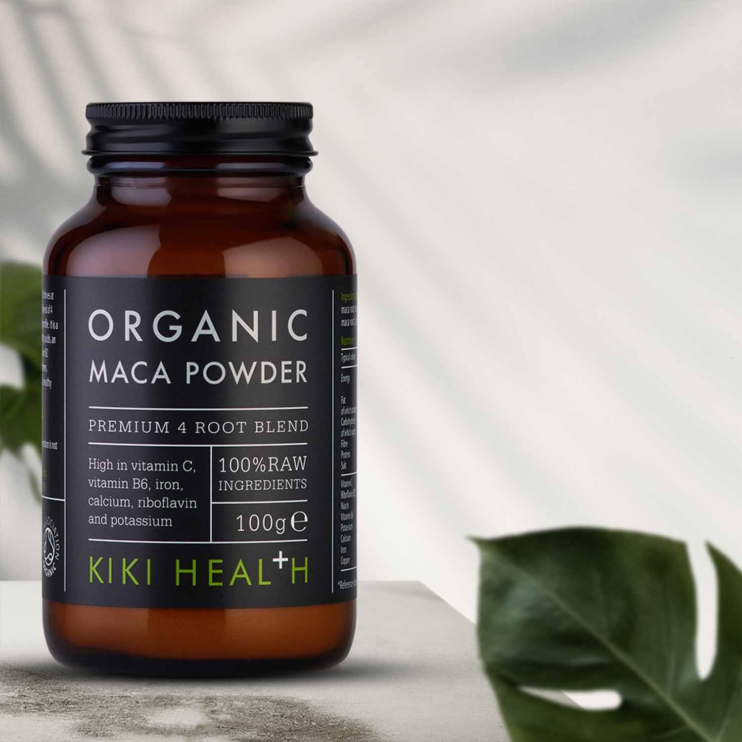KIKI Health Organic Maca Powder | Premium Peruvian Superfood from Peru | Nutrient-Rich Adaptogenic Maca Root Blend | Natural Energy Boost & Hormonal Balance | Versatile & Easy to Use - 100g : Amazon.co.uk: Health & Personal Care