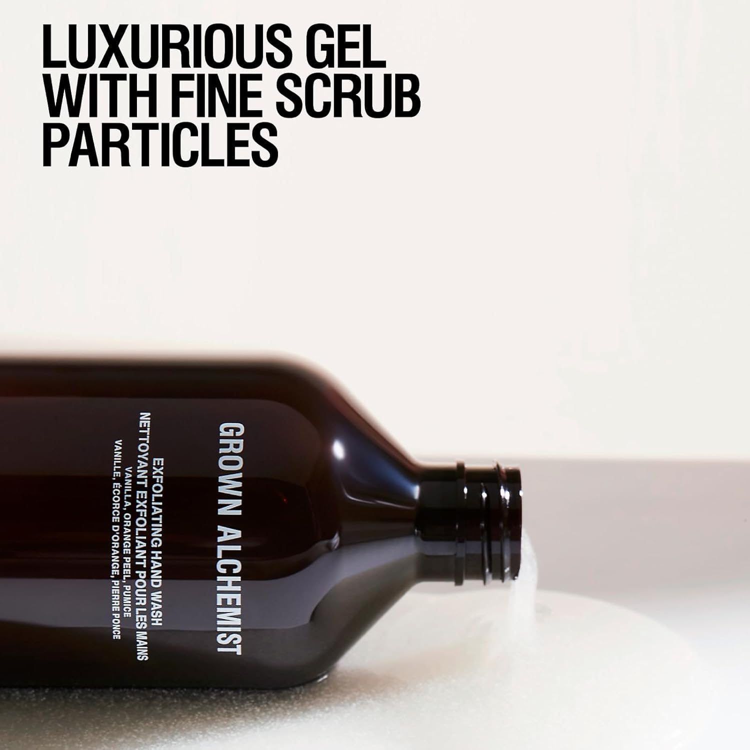 Grown Alchemist Exfoliating Hand Wash - Luxury Vanilla, Orange, Pumice, Organic Hand Soap - Natural Vegan Bioactive Botanicals for Sensitive Skin, Moisturising, Hydrating - Liquid Gel Handwash 500 ml : Amazon.co.uk: Beauty