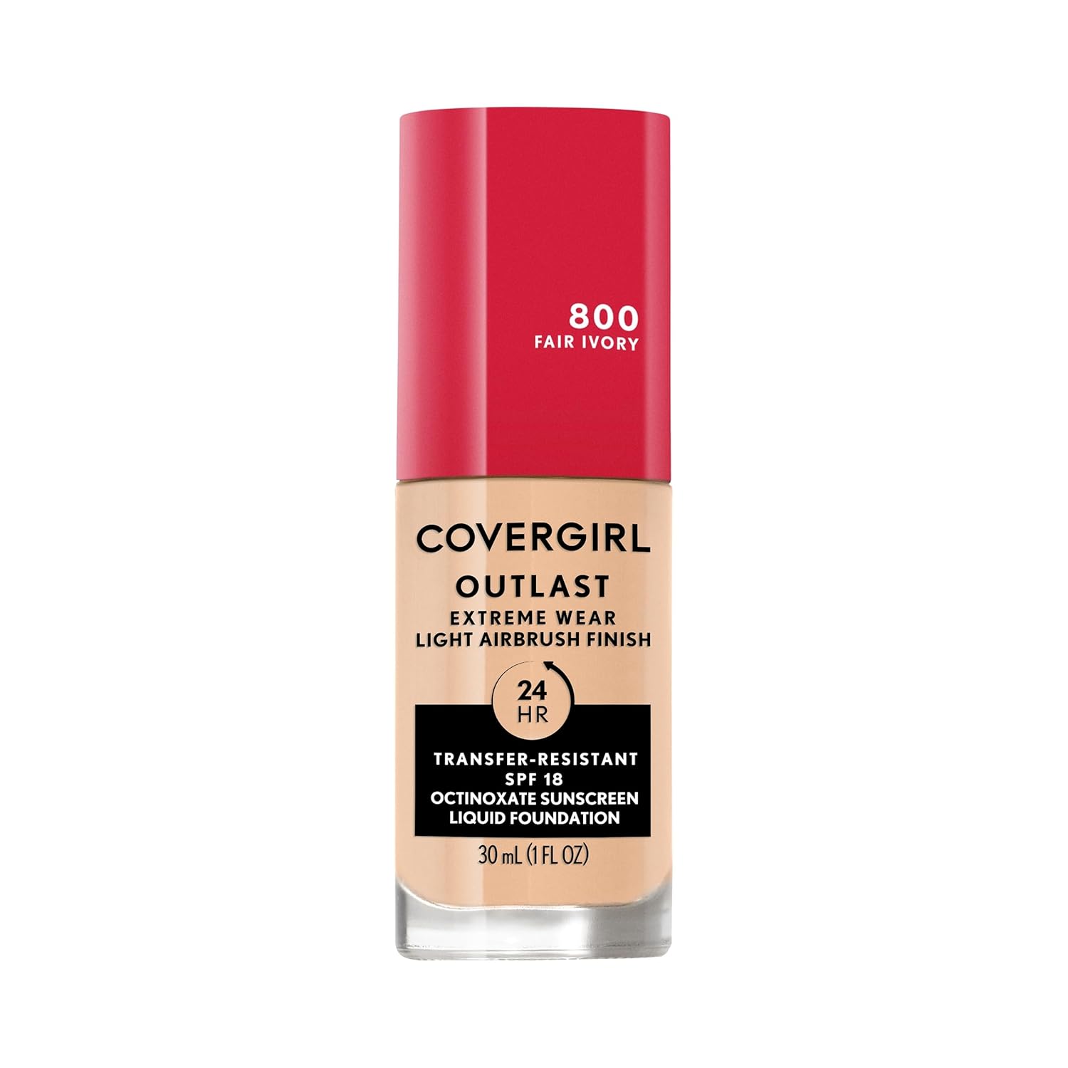 Covergirl Outlast Extreme Wear 3-In-1 Full Coverage Liquid Foundation, Spf 18 Sunscreen, Soft Honey, 1 Fl. Oz