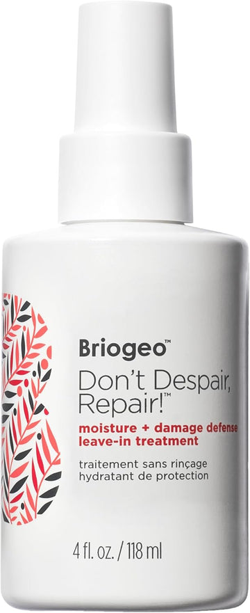 Briogeo Don’T Despair Repair Moisture + Damage Defense Leave-In Treatment, Seals Split Ends And Repairs Dry, Damaged Hair, Vegan, Phalate & Paraben-Free - 118Ml