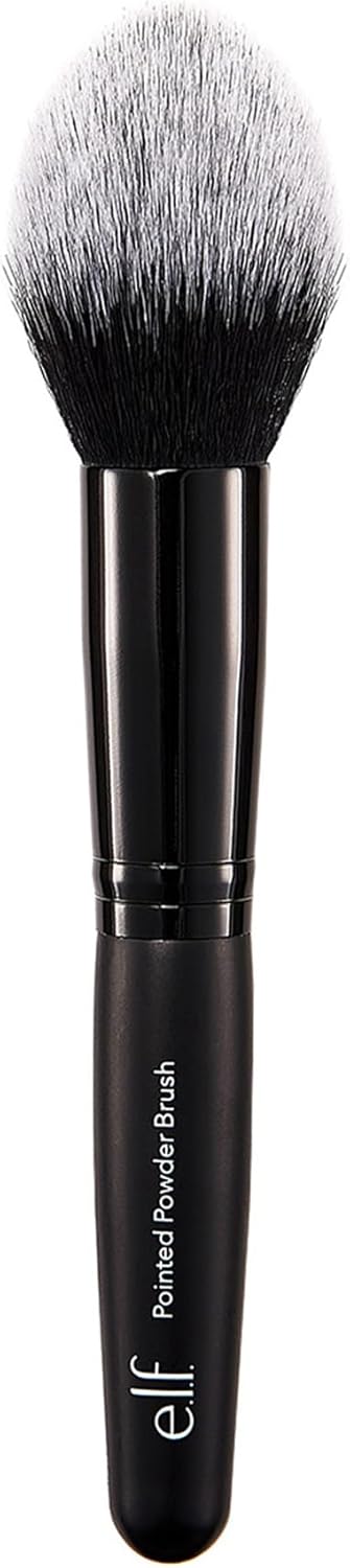 e.l.f. Pointed Powder Brush, Vegan Makeup Tool, Tapered End, For Flawless Contouring & Highlighting : Amazon.co.uk: Beauty