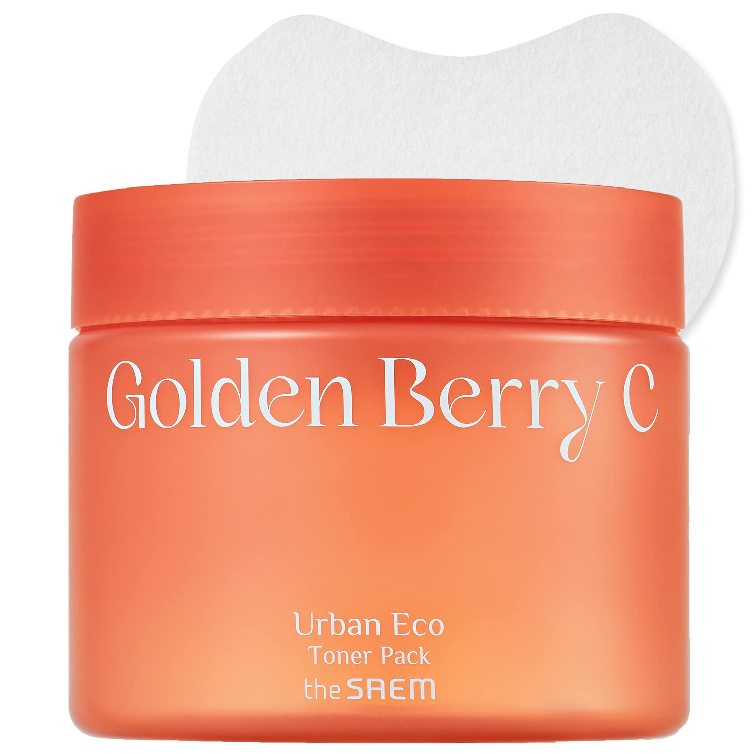 Thesaem Urban Eco Golden Berry C Toner Pack - Toner Pads For Face With Peruvian Golden Berry Extract - Skin Resurfacing Pads For Blemish, Tone Correction & Hydrating Freckles Remover, 50 Sheets