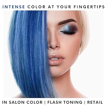 Watercolors Intense Color Depositing Sulfate & Paraben Free Shampoo, Maintains & Enhances Haircolor - Blue 8.5 Oz