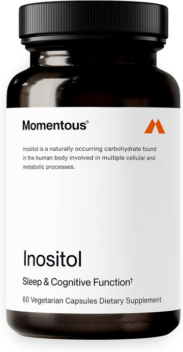 Momentous Inositol Supplement - Myo-Inositol For Mood Balance, Cognitive Function, & Rest Quality Support - Vegan, Gmo-Free, Gluten-Free, 60 Servings