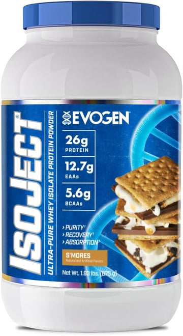 Evogen Isoject - Whey Protein Isolate | Ultra-Pure Whey Protein Powder With Ignitor Enzymes, Bcaas, And Eaas | Enhanced Absorption & Recovery | Churro | 25 Servings