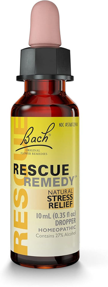 Bach Rescue Remedy Dropper, Flower Essence Blend, 10 ml