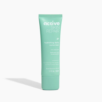 Active Skin Repair Spf 50 Hydrating Daily Sunscreen And Face Moisturizer, Non-Nano Zinc, Non-Toxic Broad Spectrum Protection Hydrating Mineral Facial Sunscreen, 1.7 Fl. Oz