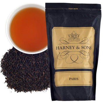 Harney & Sons Paris, Black Tea, Vanilla Flavored, 16 Ounce