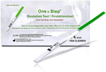 60 x One Step Ovulation Strips 20miu/ml Test Kit Sensitive Fertility Predictor Testing Sticks (Wide Width)