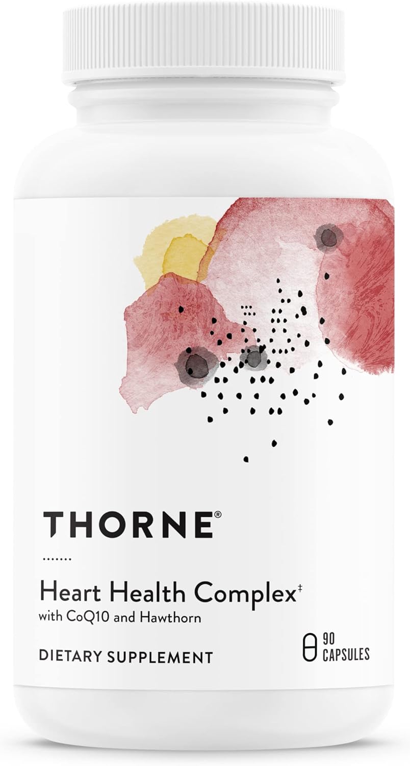 Thorne Heart Health Complex - with CoQ10, Taurine and Hawthorn - Coenz