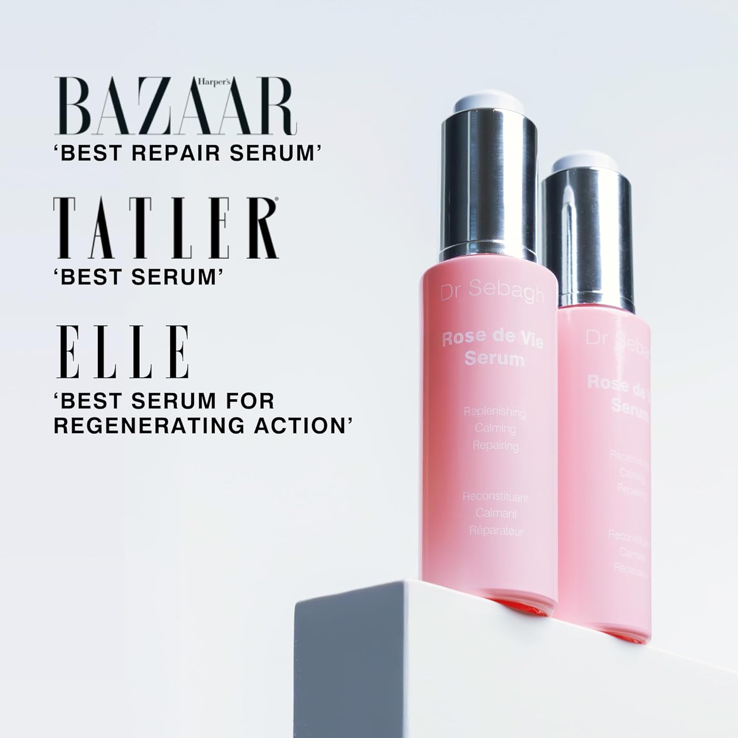 Dr Sebagh Rose De Vie Serum - 1 Fl Oz | Nourishing Facial Formula For Dry Or Sensitive Skin | Support Skin Vitality : Beauty & Personal Care