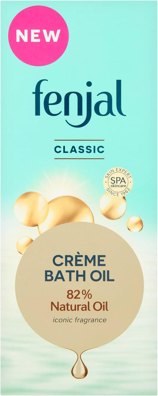 FENJAL Classic Luxury Creme Bath Oil - 200ml,Cleanses and Nourishes Your Skin : Amazon.co.uk: Beauty