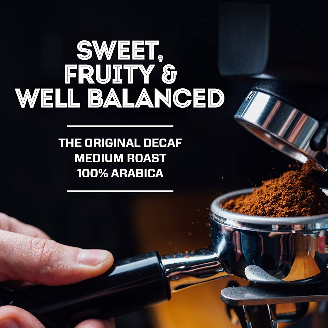 Eight O'Clock Coffee The Original Decaf, 12 Ounce (Pack Of 6) Medium Roast Decaffienated Ground Coffee, Sweet & Fruity