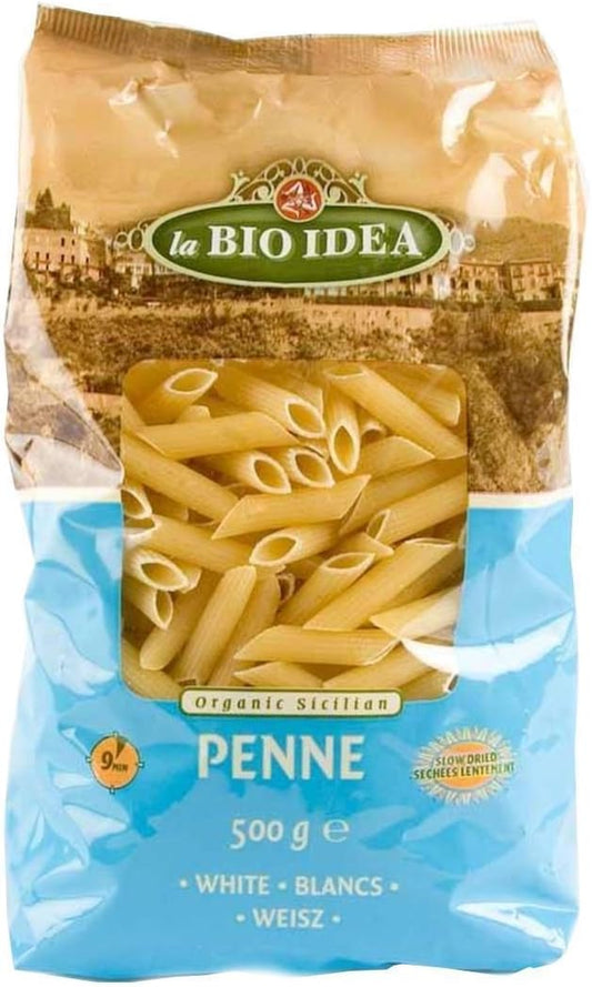 La Bio Idea | Penne (Tubes) - White | 9 X 500G (Uk)