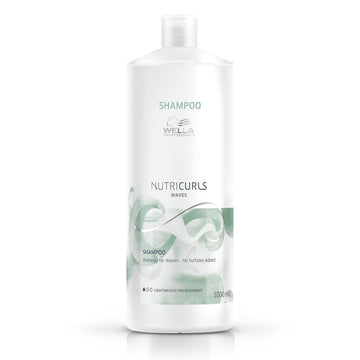 Wella Professionals Nutricurls Shampoo For Waves Formulated With Nourish-In Complex Nourish And Define Without Sulfates