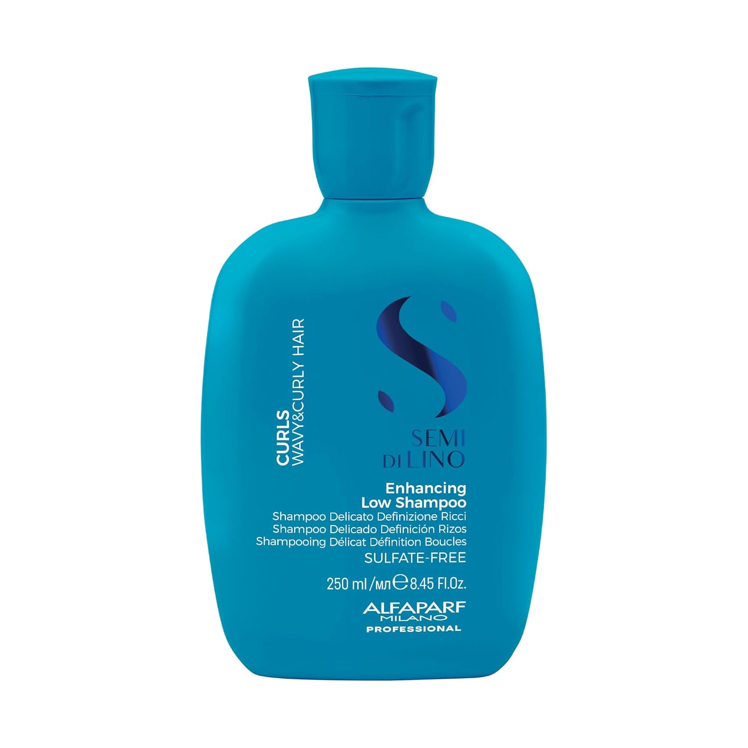 Alfaparf Milano Semi Di Lino Curls Enhancing Sulfate Free Shampoo For Wavy And Curly Hair - Hydrates And Nourishes - Reduces Frizz - Protects Against Humidity - Vegan-Friendly Formula