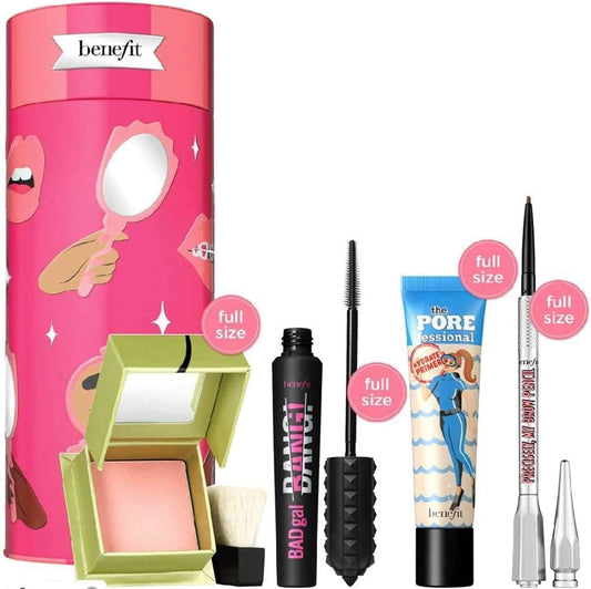Benefit Talk Beauty to Me Mascara, Brow, Blush & Primer Gift Set