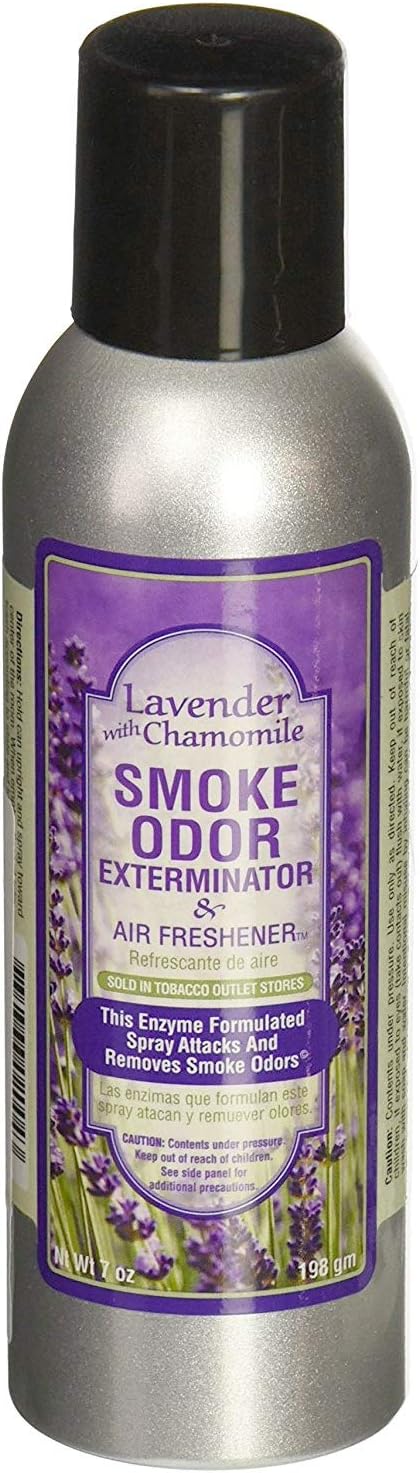 Creamy Vanilla and Lavender With Chamomile Smoke Odor Exterminator 7oz Sprays 2 Pack (1 Each)